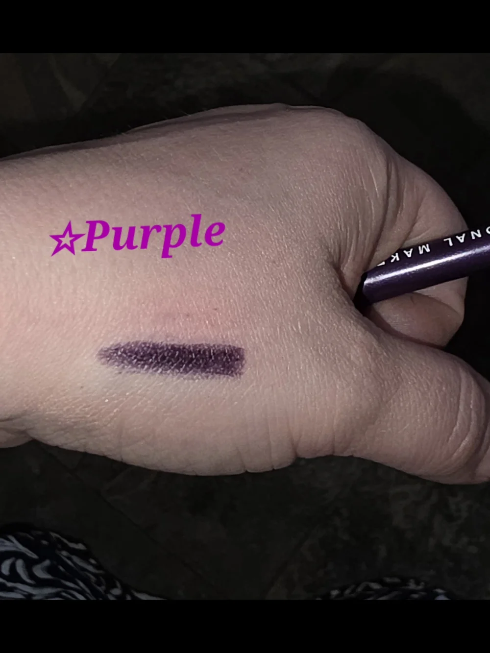 Retractable Creamy  Smudge Proof, Waterproof Eyeliner- Purple Sealed